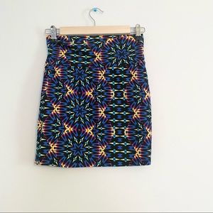Charlotte Russe Tribal Print Mini Skirt - #241